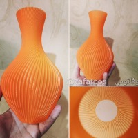 ساخت گلدان با پرینتر سه بعدی آلفامیکر وفاتوس